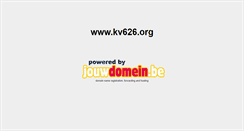 Desktop Screenshot of kv626.org